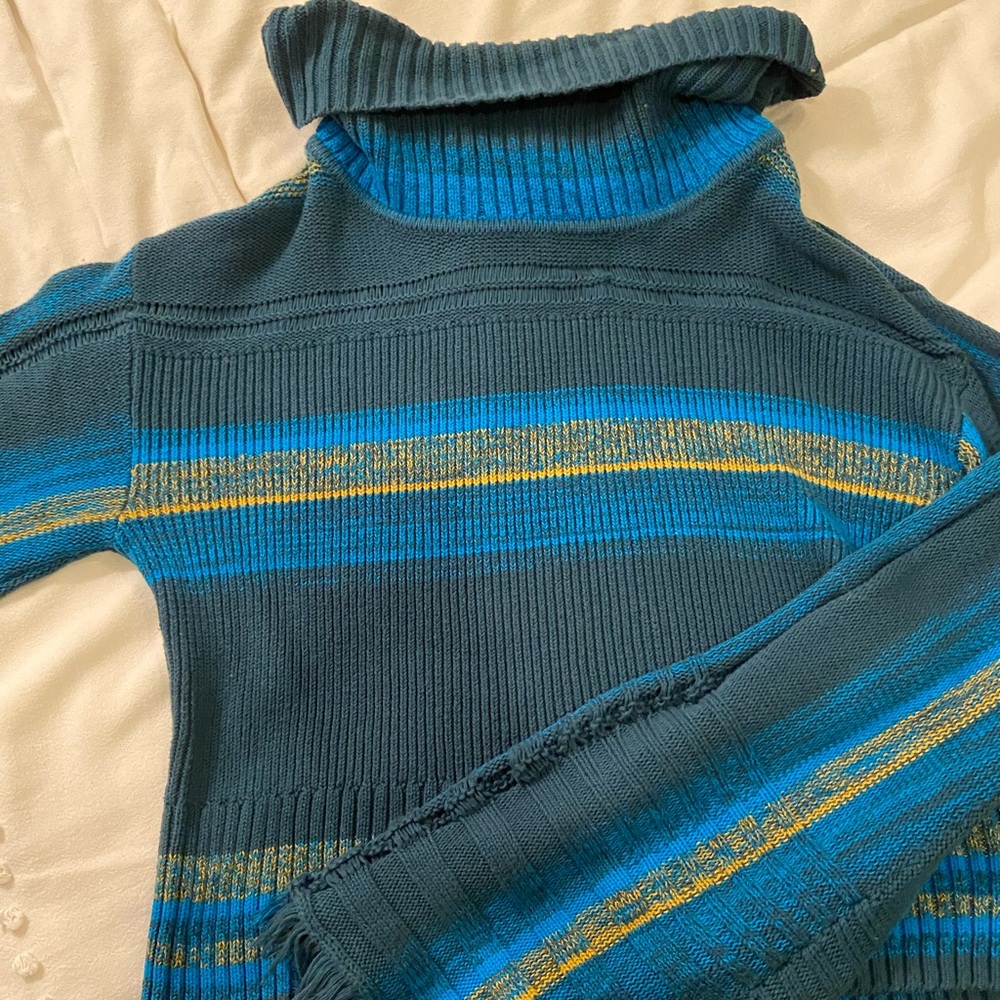 FREE PEOPLE - cropped striped sweater